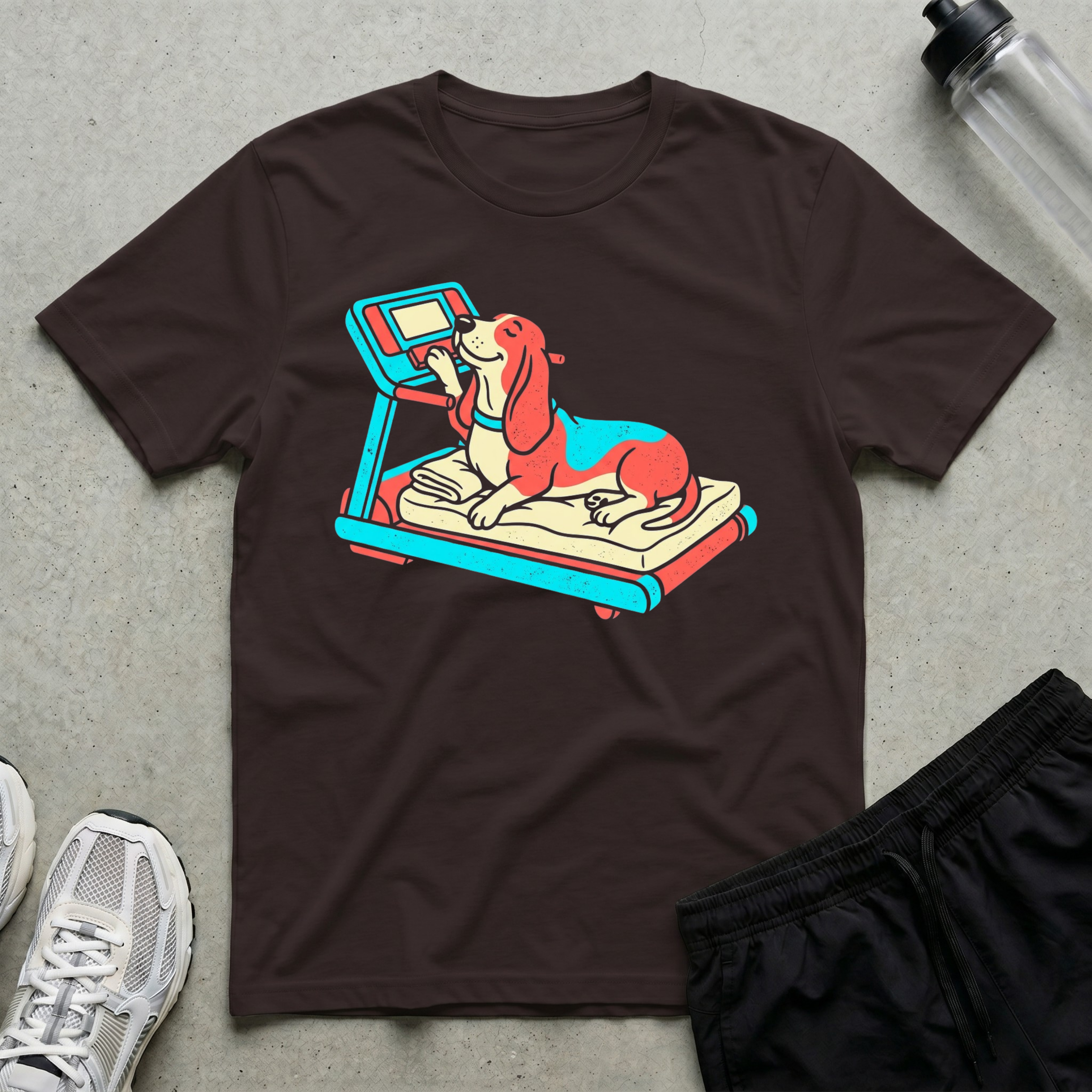 Basset Bed Mode T-Shirt