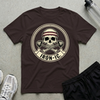 Skull Barbell Ironic T-Shirt