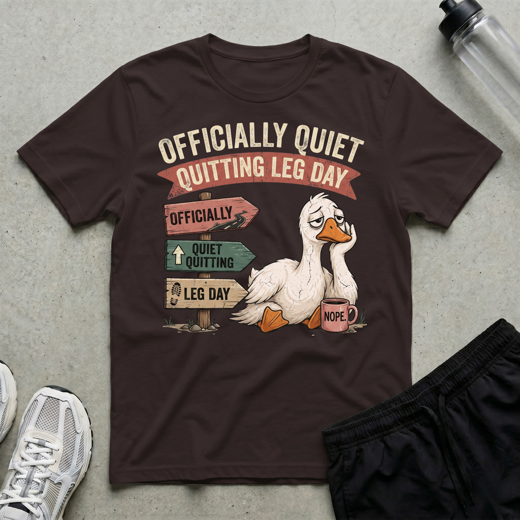Quiet Quitting Leg Day T-Shirt