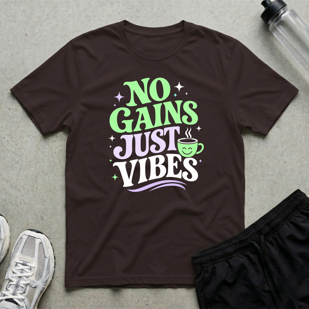No Gains Just Vibes T-Shirt