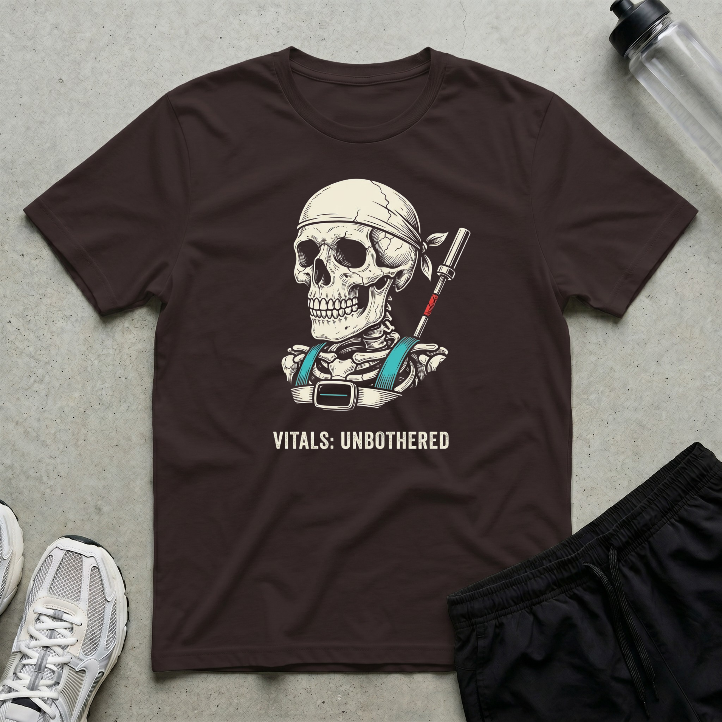 Skull Meh Monitor T-Shirt