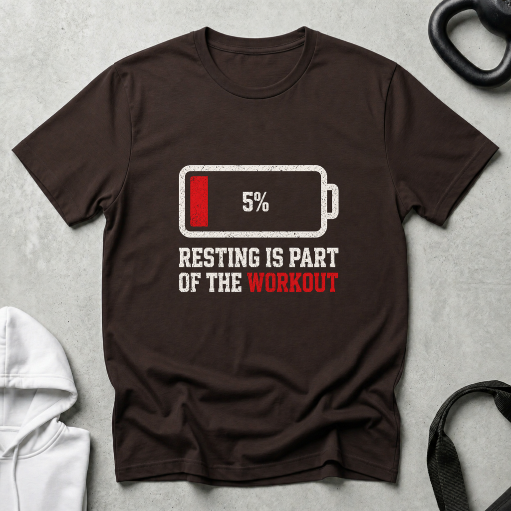 Resting is part of the workout
