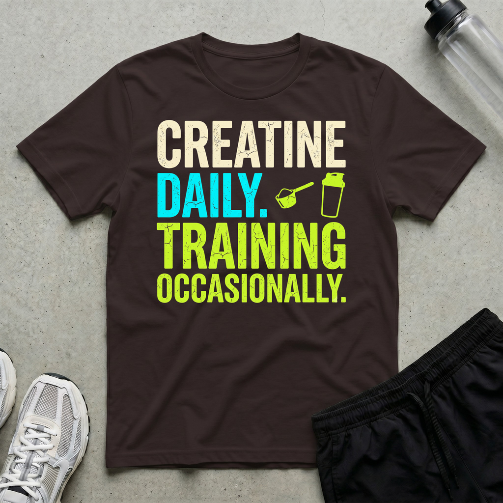 Creatine Daily Training Occasionally T-Shirt