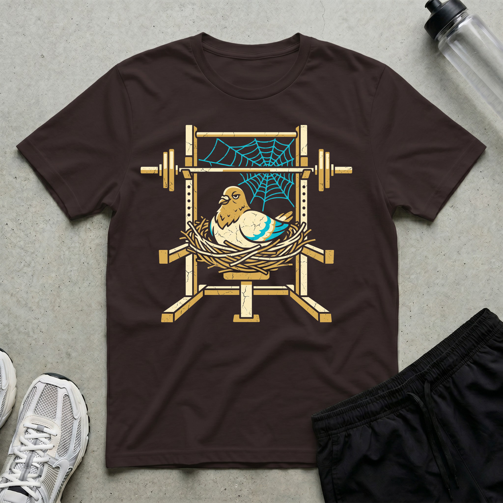 Squat Rack Pigeon T-Shirt