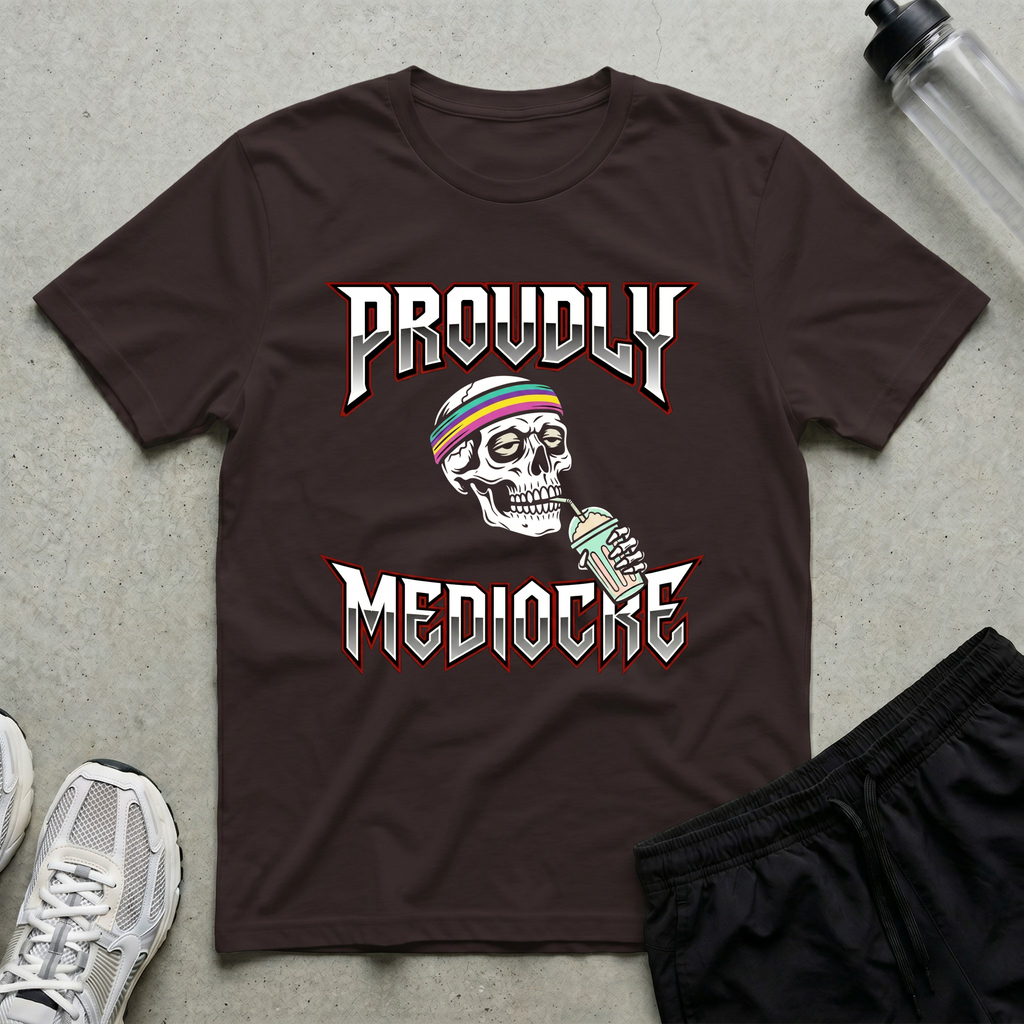 Proudly Mediocre Skull T-Shirt