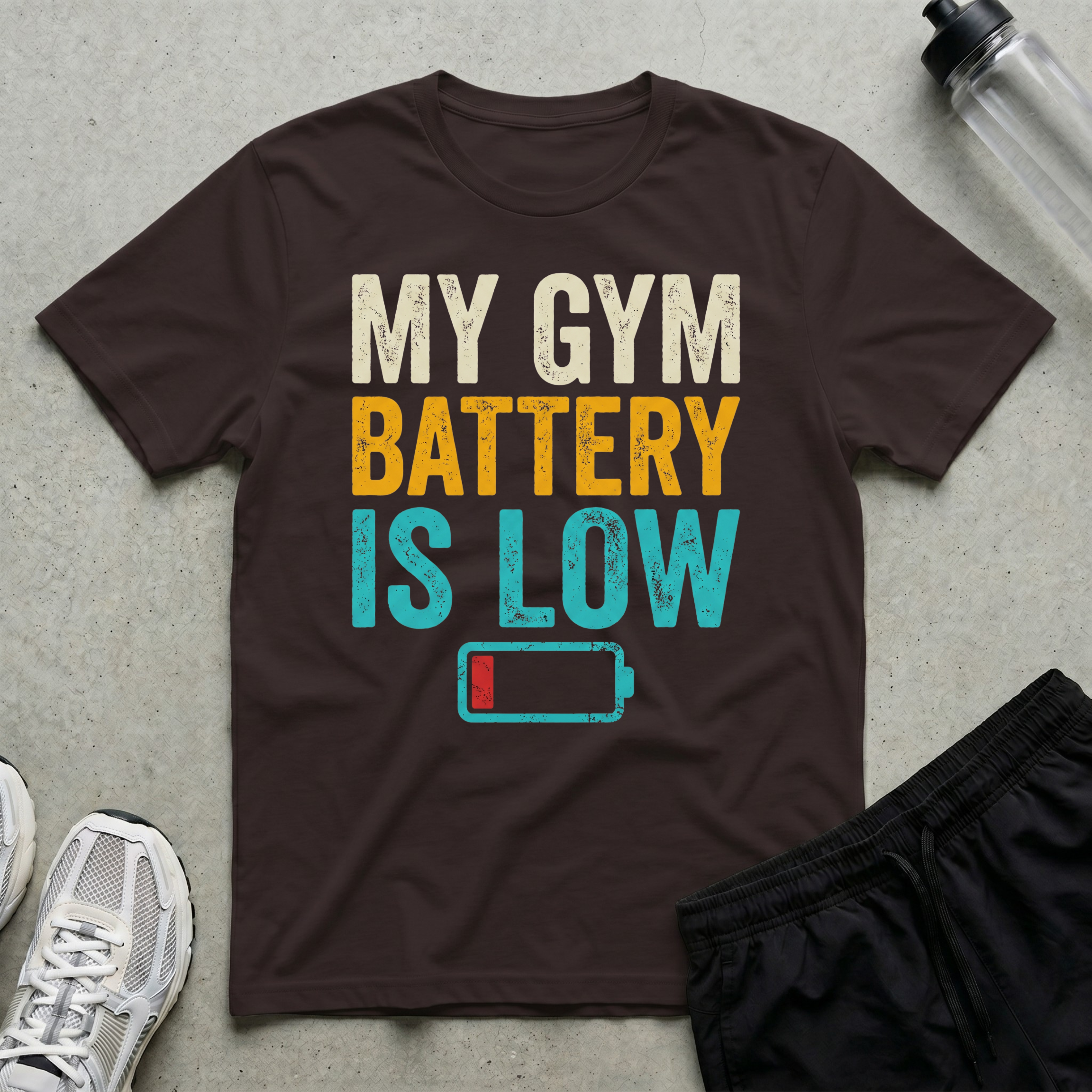Gym Battery Low T-Shirt