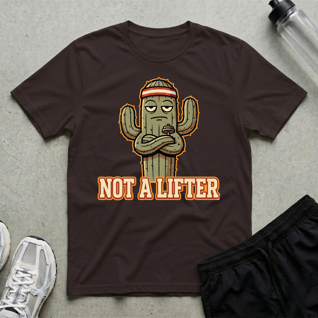 Not A Lifter Cactus T-Shirt
