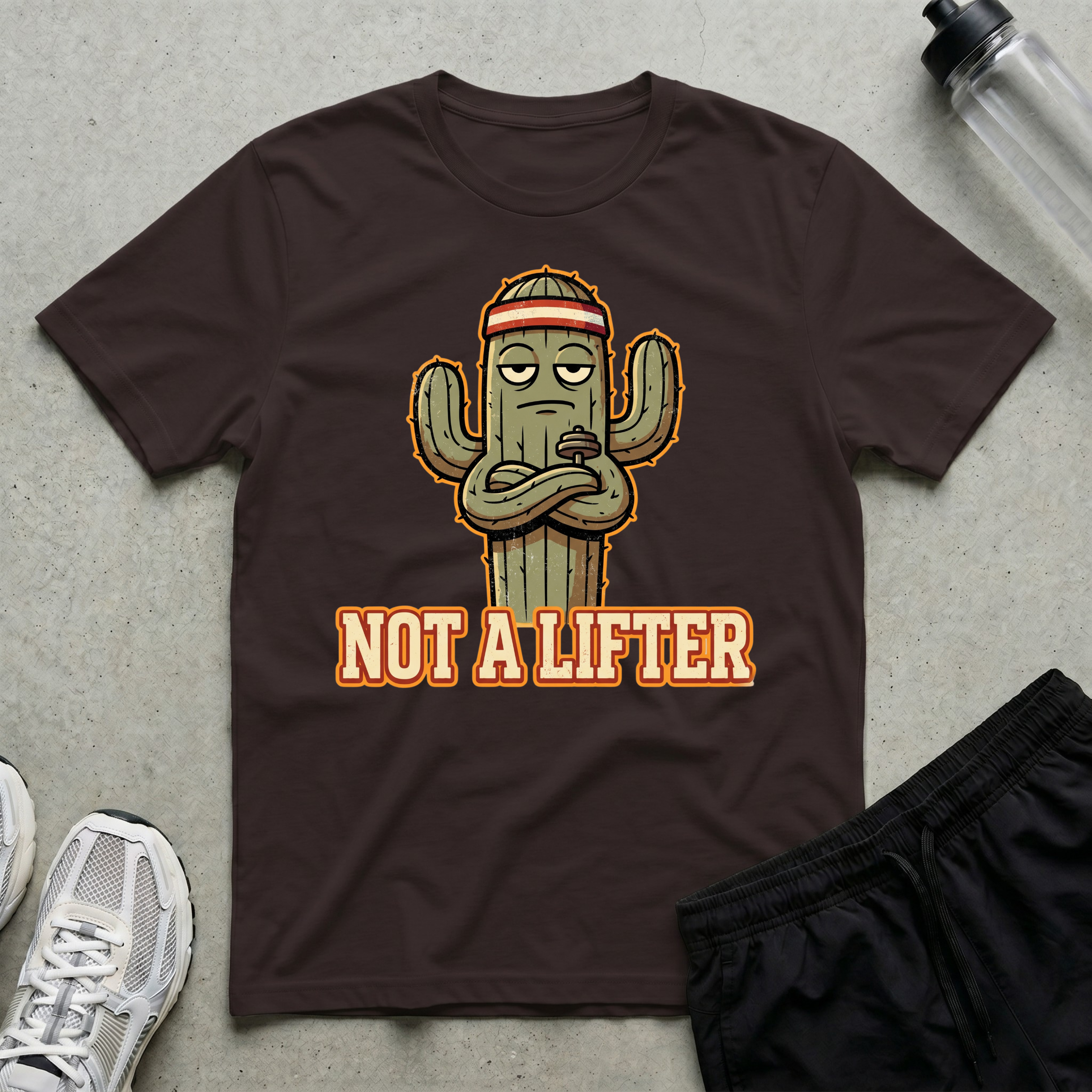 Not A Lifter Cactus T-Shirt