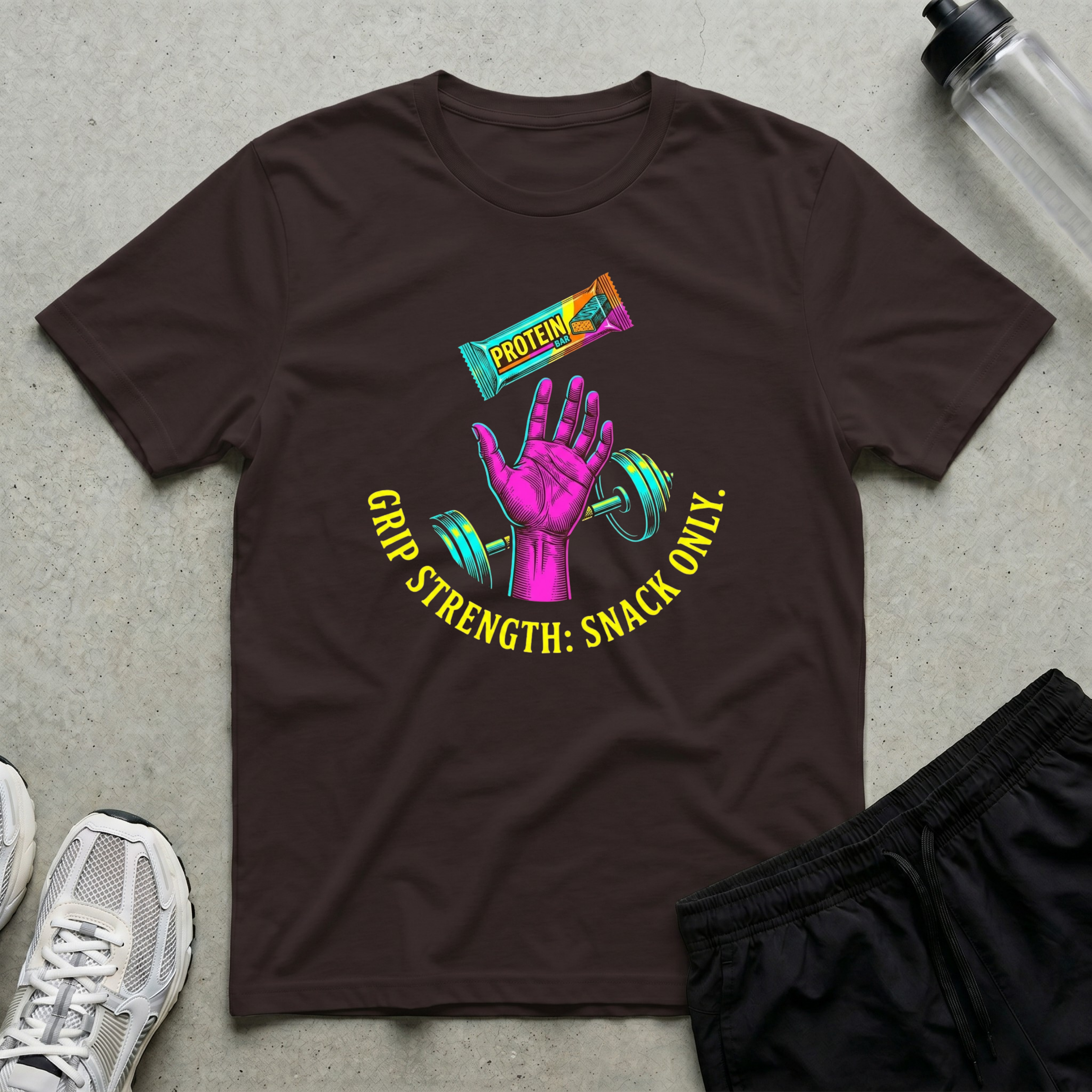 Hand Reaches Protein Bar T-Shirt