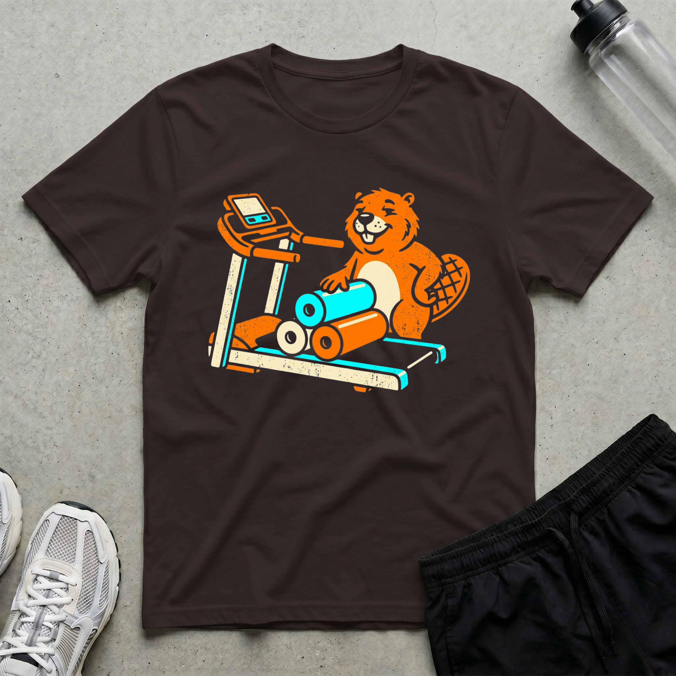 Foam Roller Beaver T-Shirt