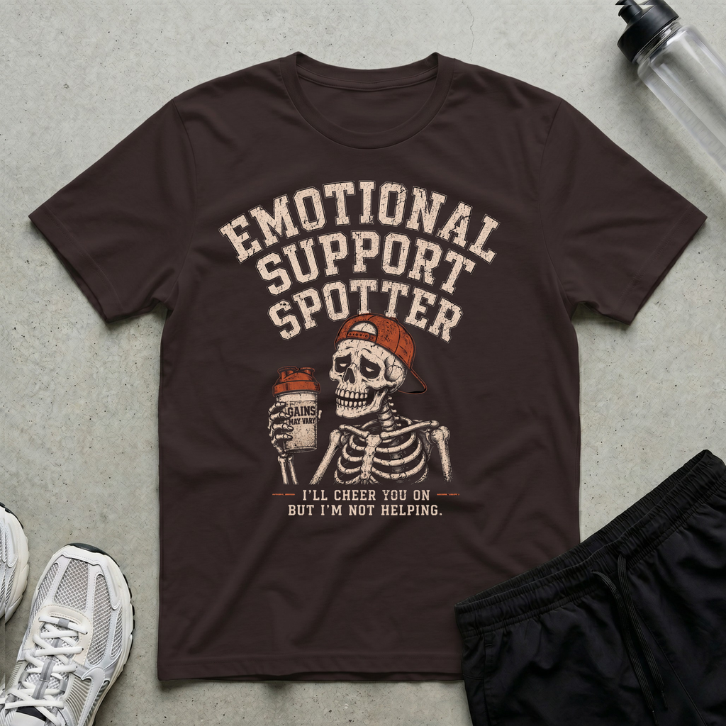 Emotional Support Spotter Rust T-Shirt