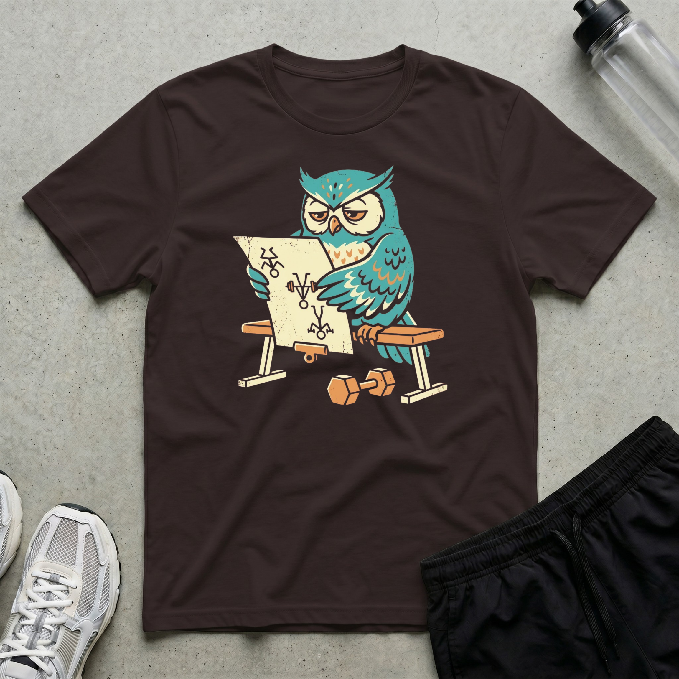 Upside Down Plan Owl T-Shirt