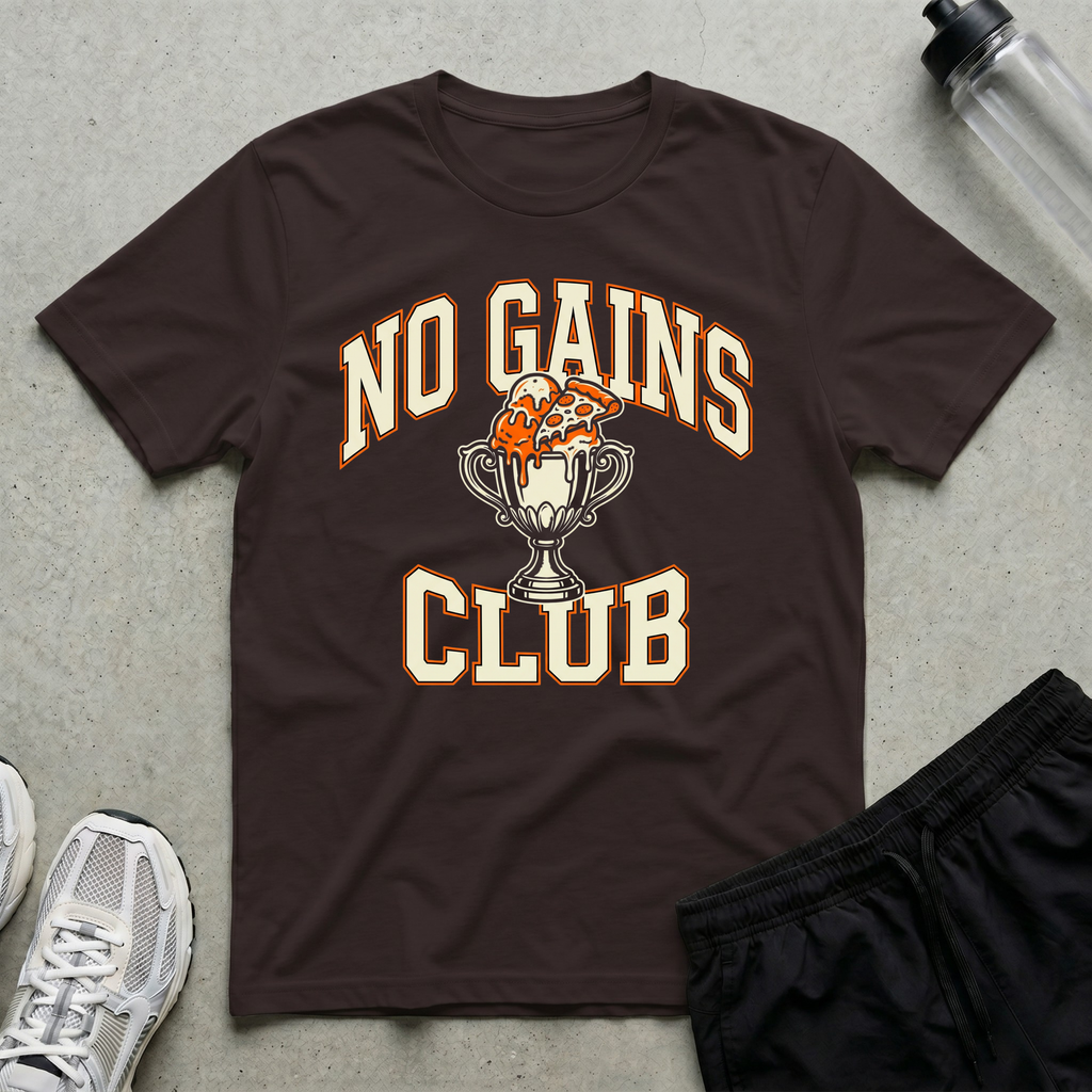 No Gains Trophy T-Shirt