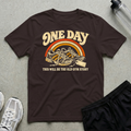 Old Gym Story T-Shirt - Dark Chocolate