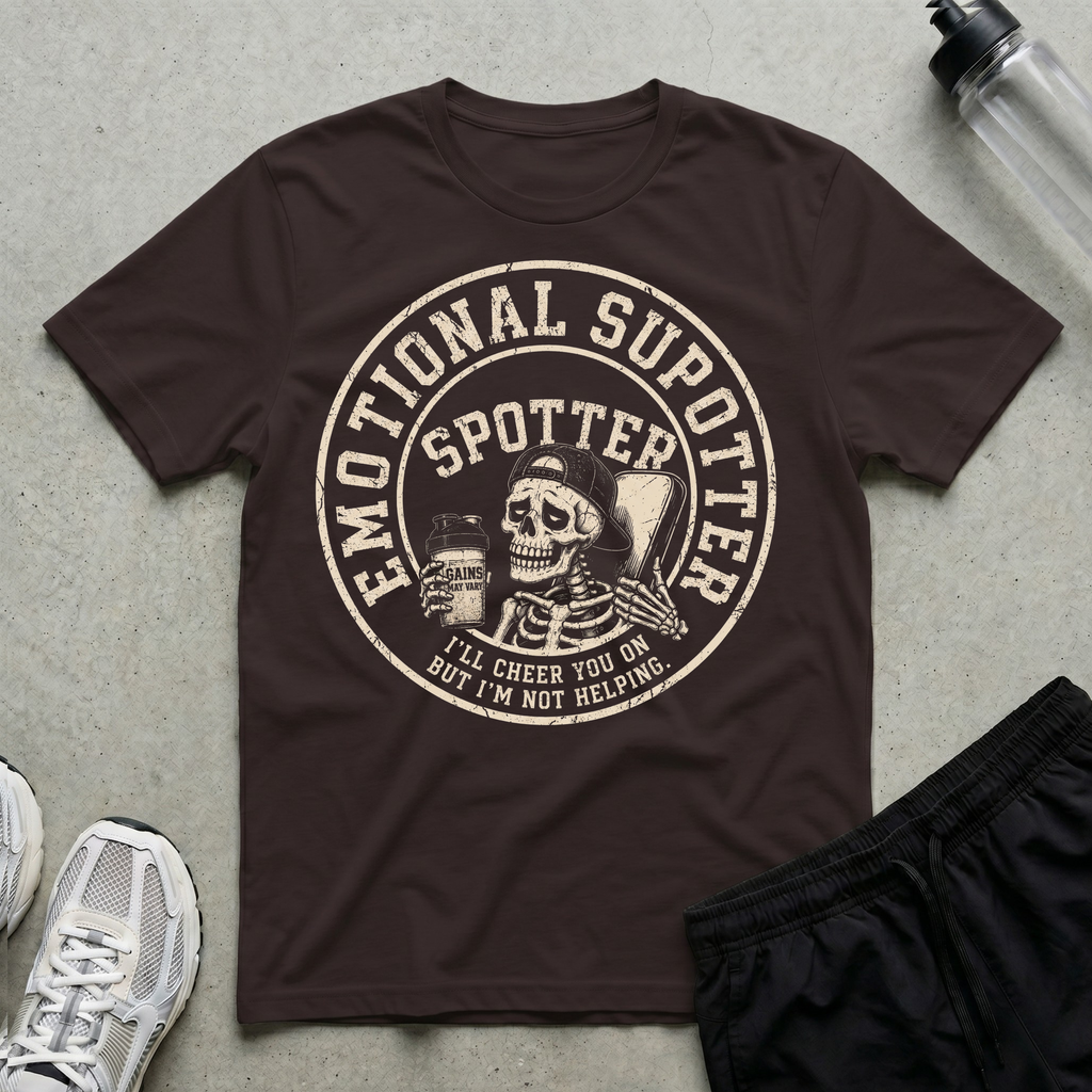 Emotional Support Spotter Bench T-Shirt