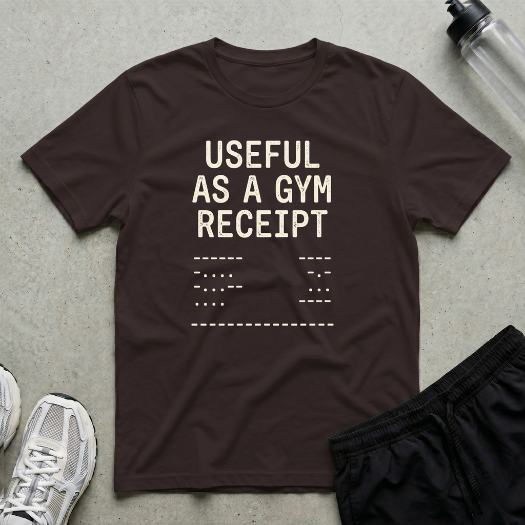 Gym Receipt T-Shirt