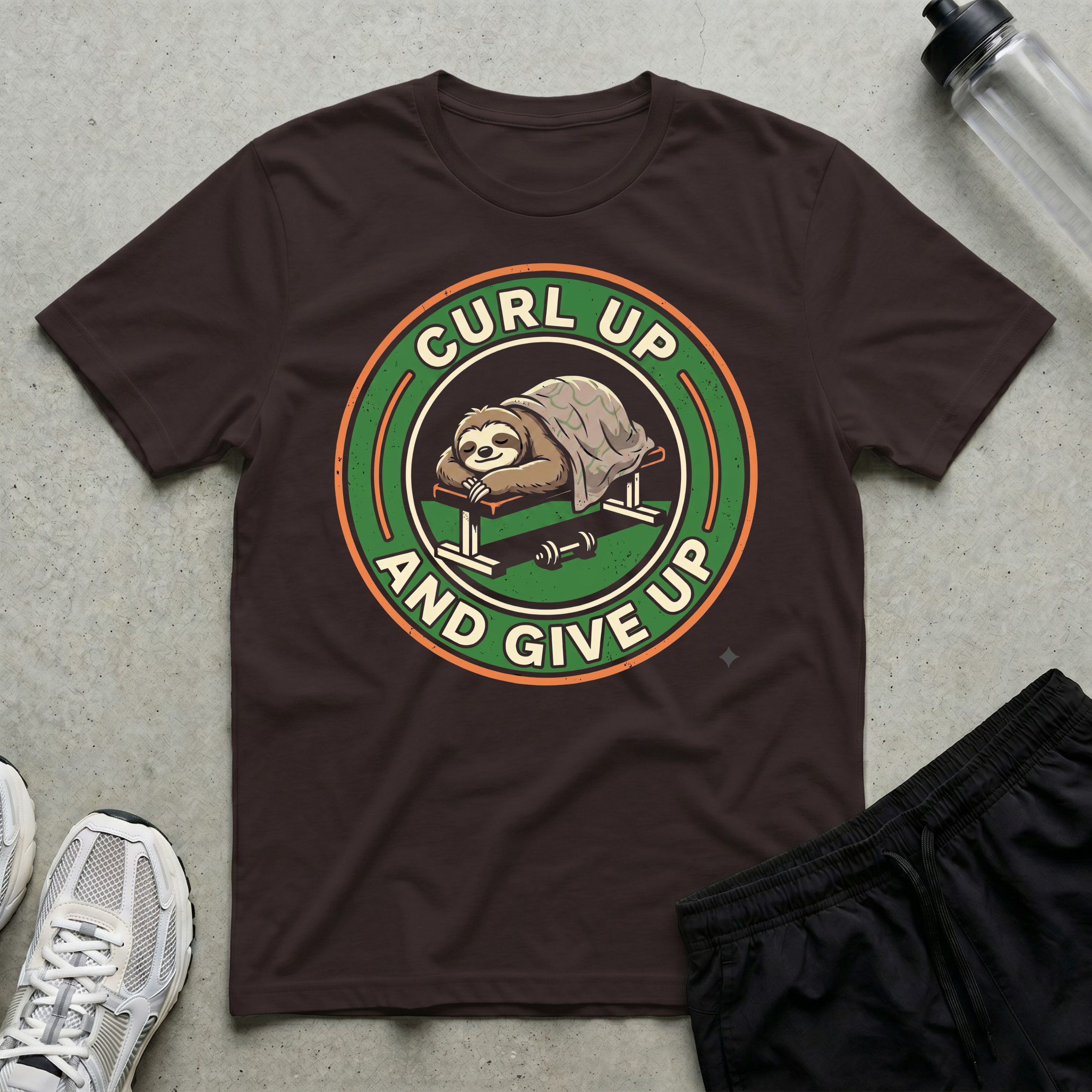 Curl Up And Give Up Sloth T-Shirt