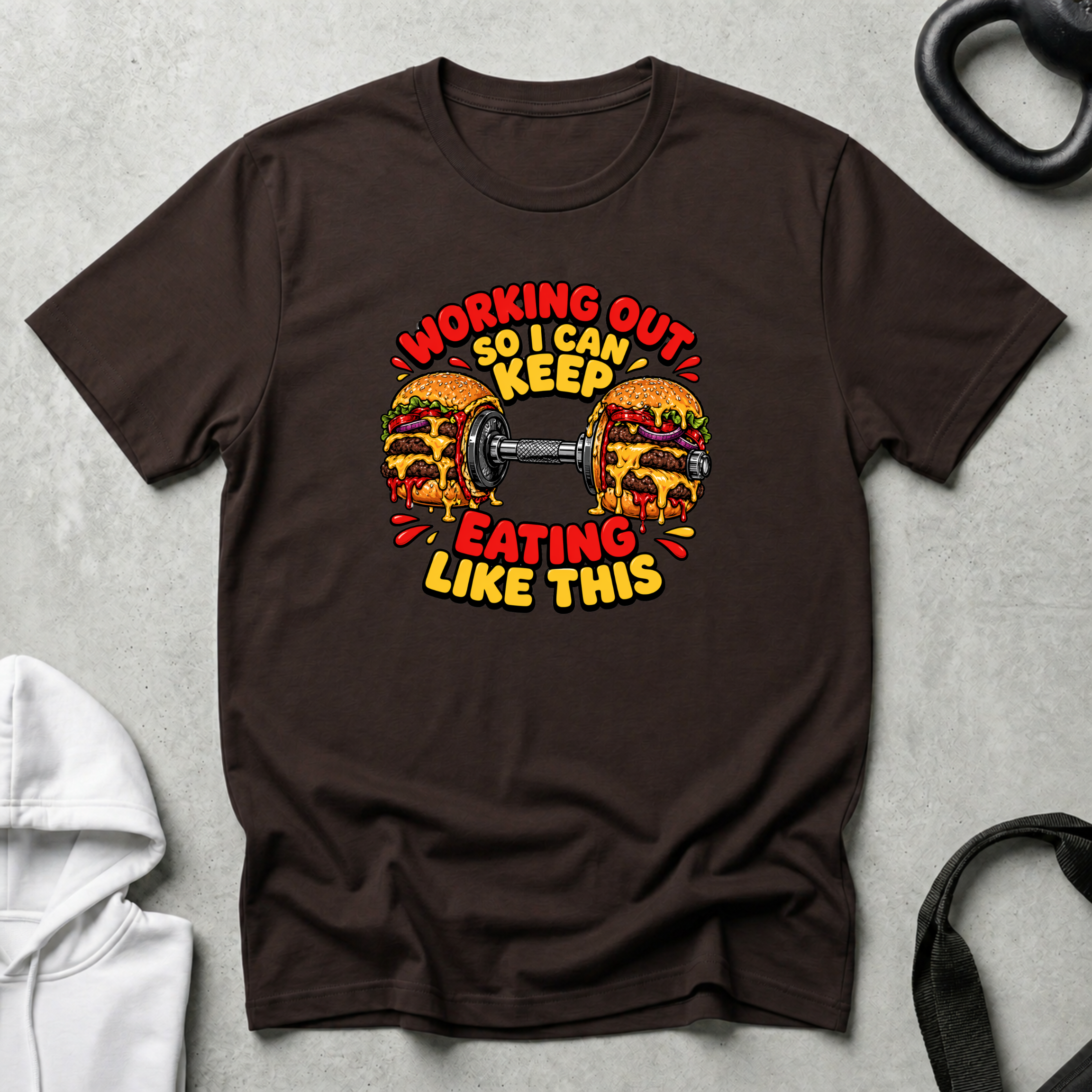 Working out burger