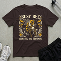 Busy Bee Resting T-Shirt - Dark Chocolate