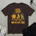 Coffee Banana Shaker T-Shirt - Dark Chocolate