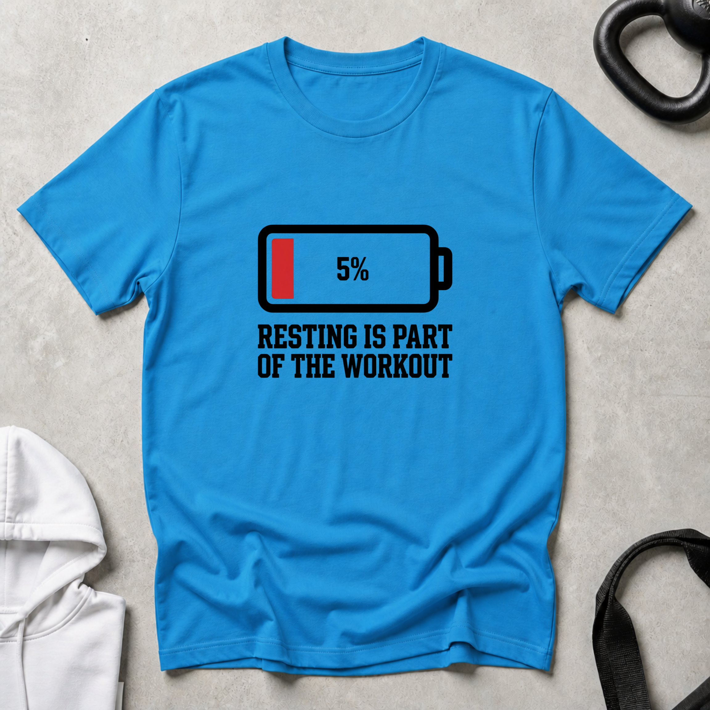 Resting is part of the workout