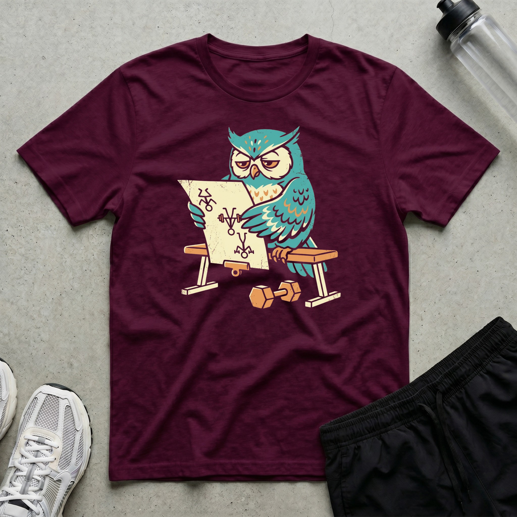 Upside Down Plan Owl T-Shirt