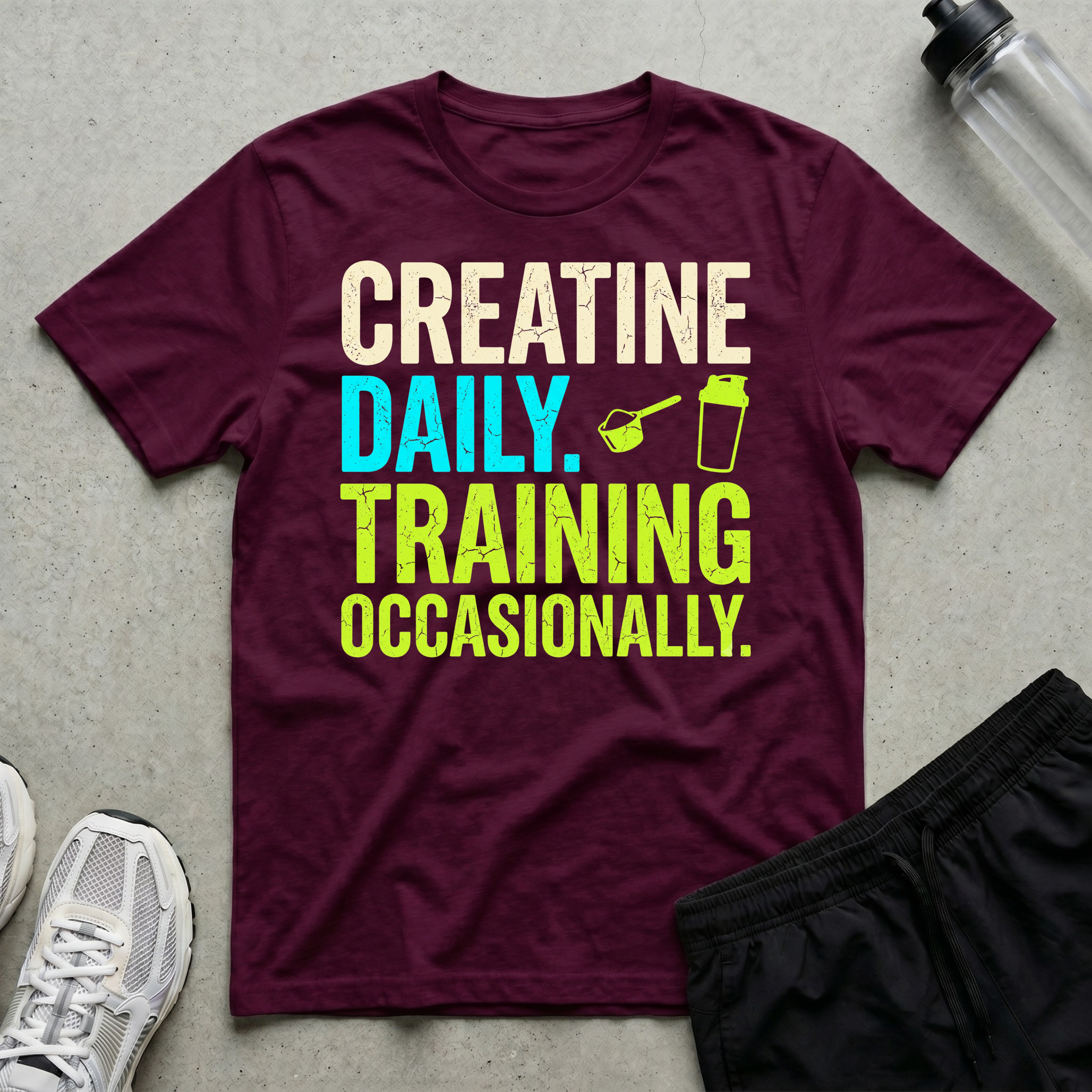 Creatine Daily Training Occasionally T-Shirt