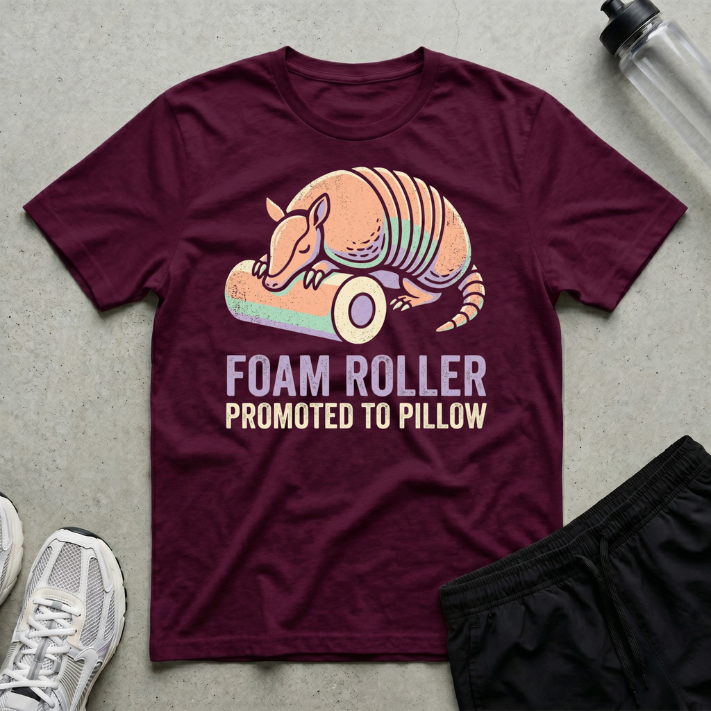 Foam Roller Pillow T-Shirt