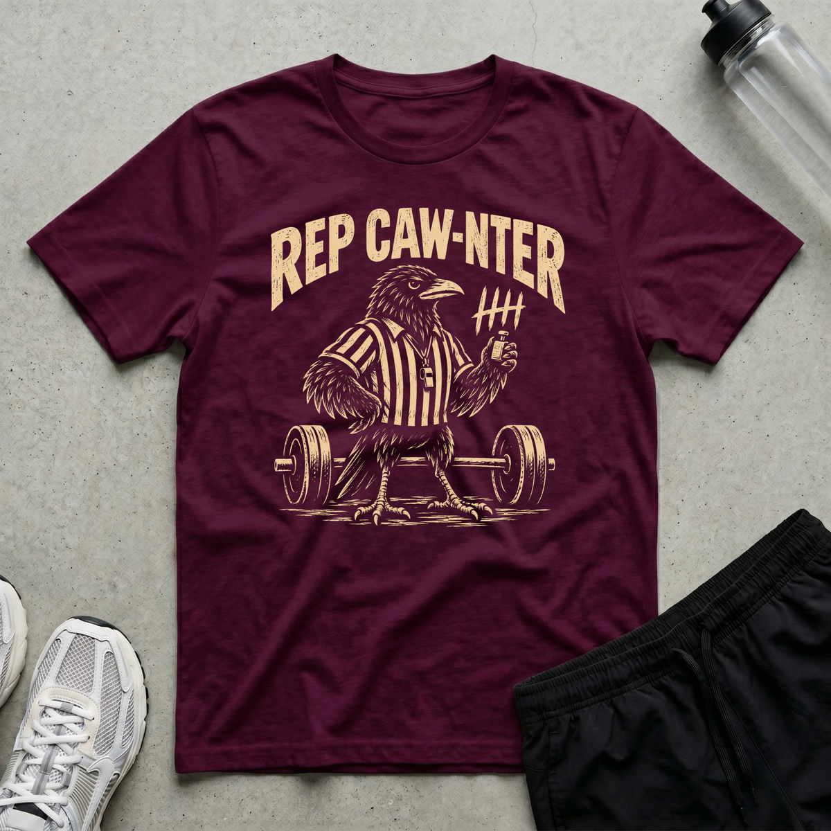 Rep Cawnter T-Shirt - Maroon