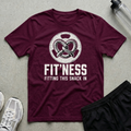 Fitting Snack In T-Shirt - Maroon