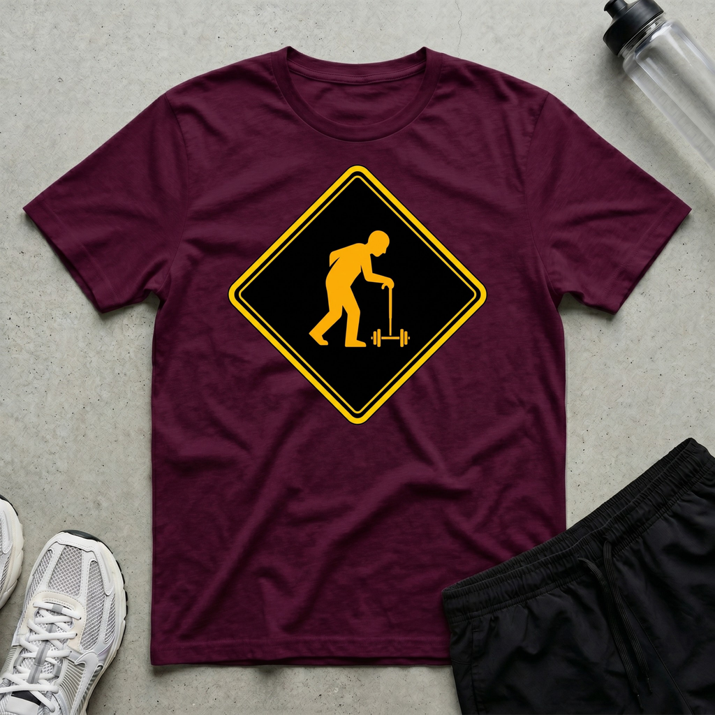 Beware Old Lifter Crossing T-Shirt