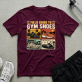 Gym Shoe Guide T-Shirt - Maroon