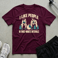 Three Minute Intervals T-Shirt - Maroon