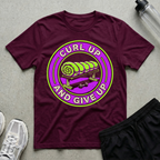 Curl Up And Give Up Neon T-Shirt