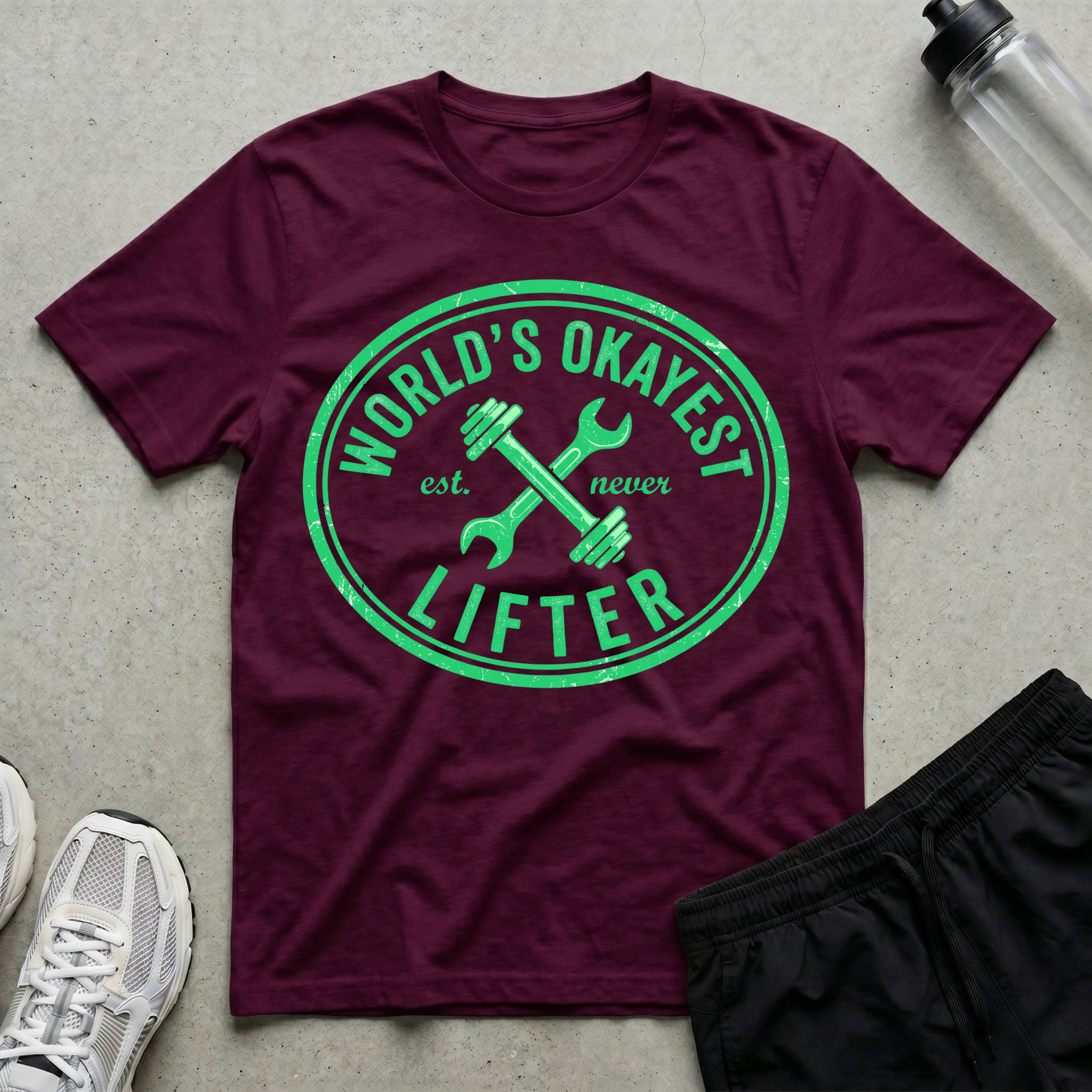 Worlds Okayest Lifter T-Shirt
