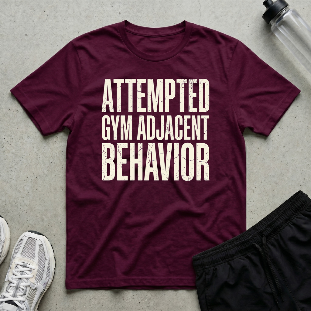 Gym Adjacent Behavior T-Shirt