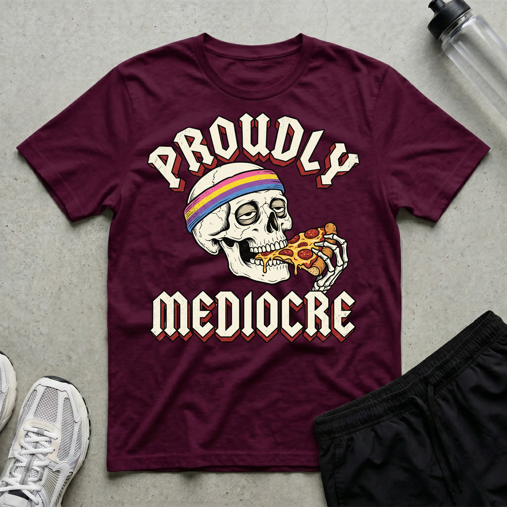 Proudly Mediocre Pizza T-Shirt