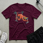 Octopus Clings To Bench T-Shirt