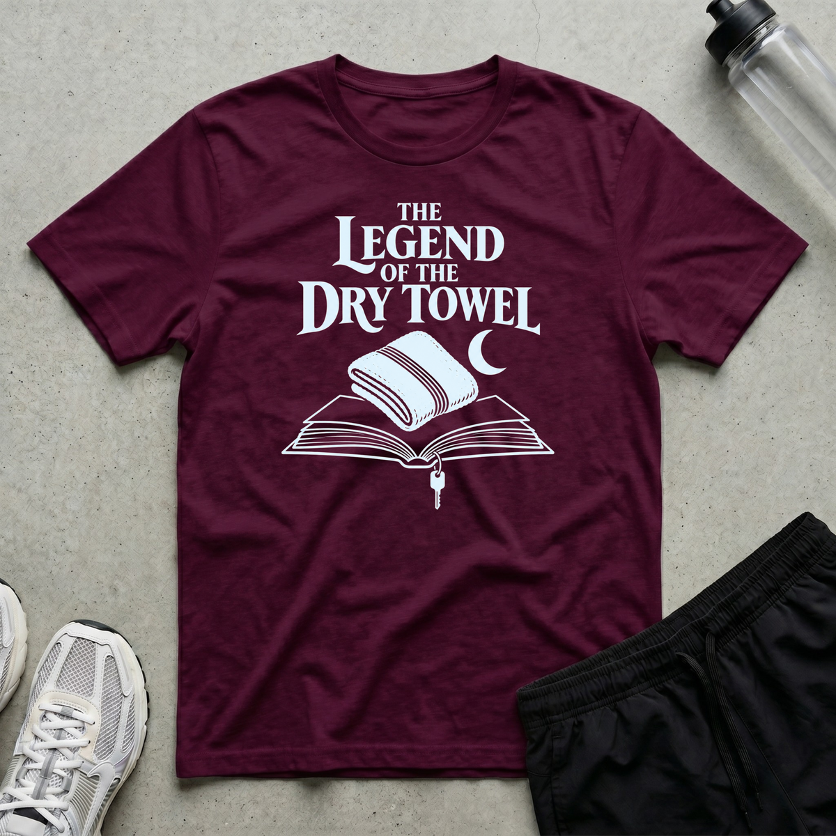 Legend Dry Towel T-Shirt - Maroon