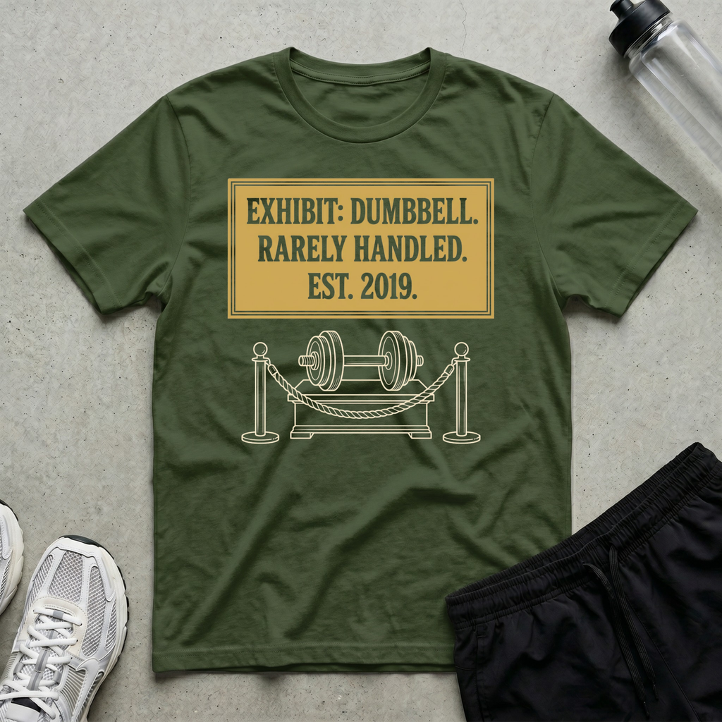 Notice Exhibit Dumbbell T-Shirt