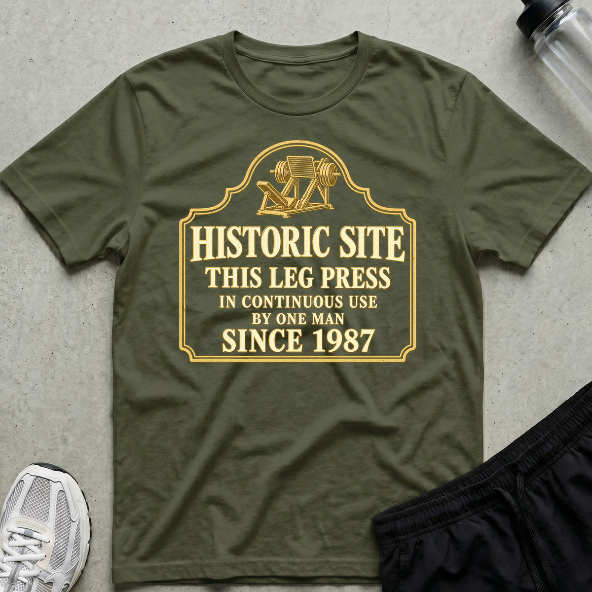 Historic Landmark T-Shirt - Military Green