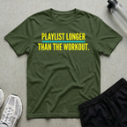 Playlist Longer Workout T-Shirt