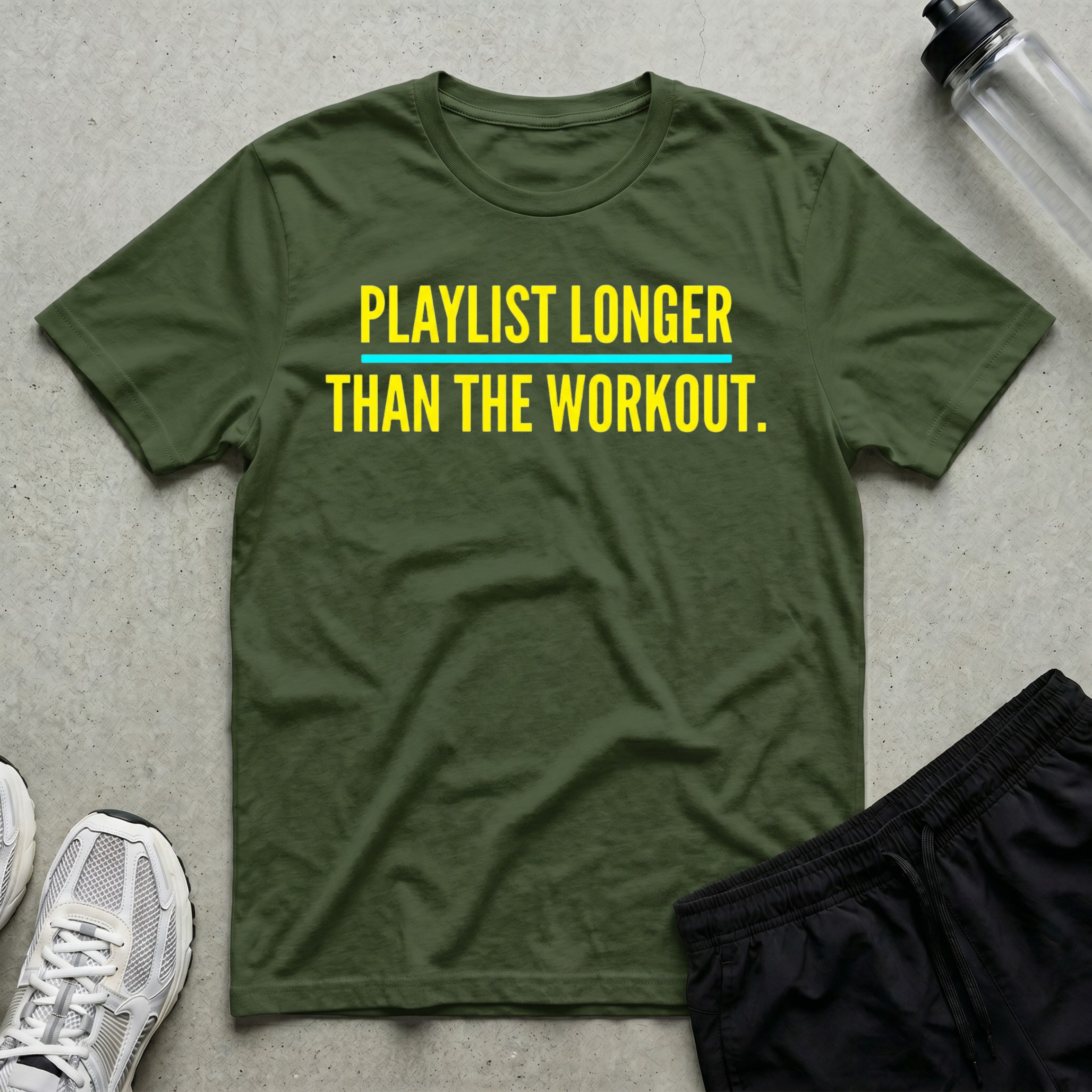 Playlist Longer Workout T-Shirt