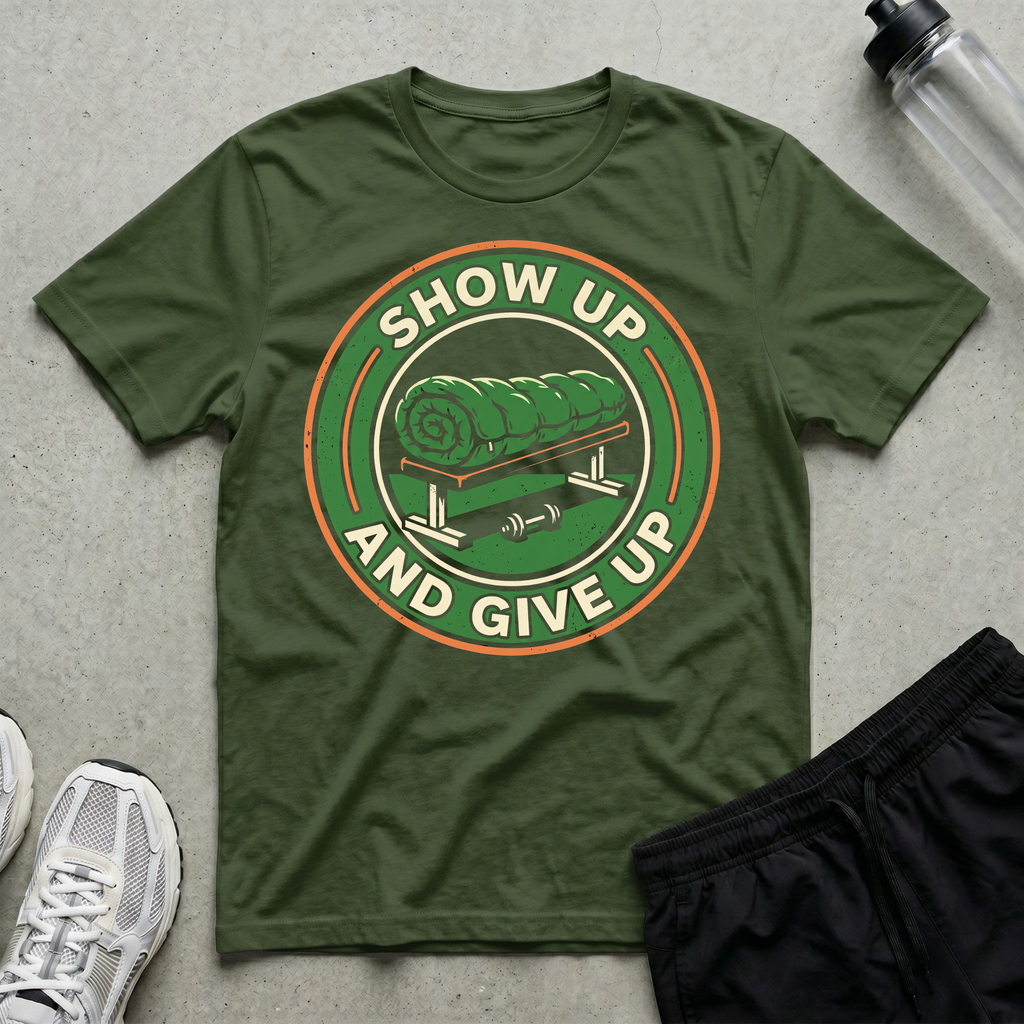Show Up And Give Up T-Shirt