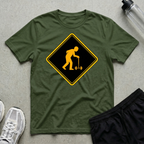 Beware Old Lifter Crossing T-Shirt
