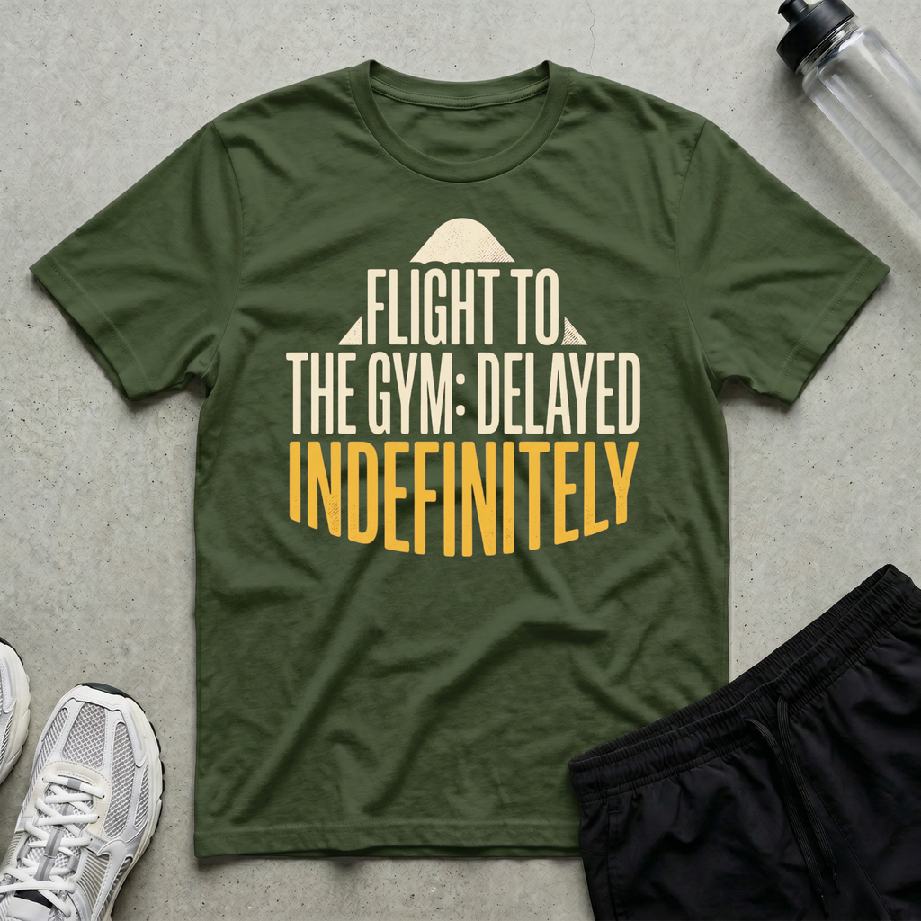 Flight Status Gym Delayed T-Shirt