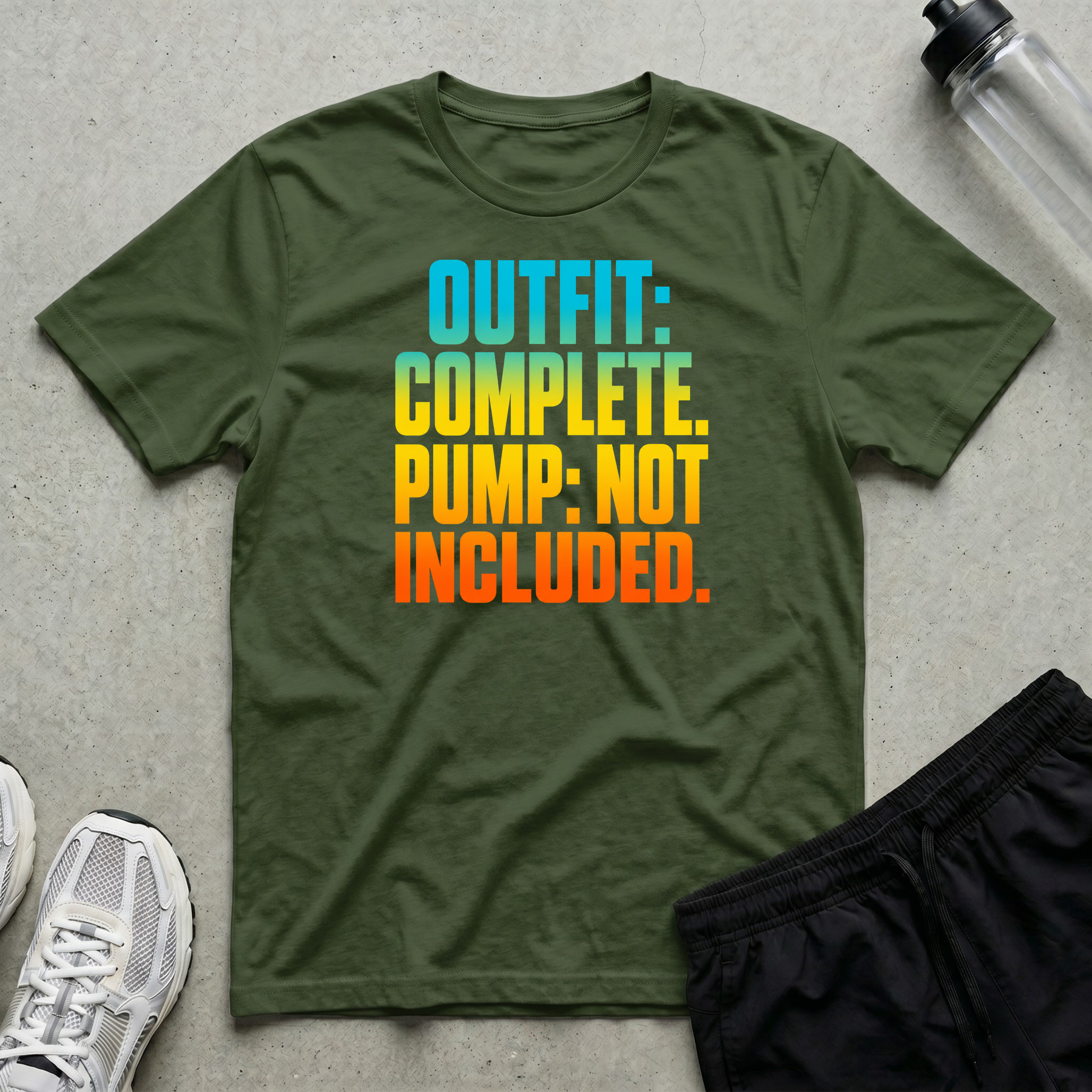 Outfit Complete Pump Not T-Shirt