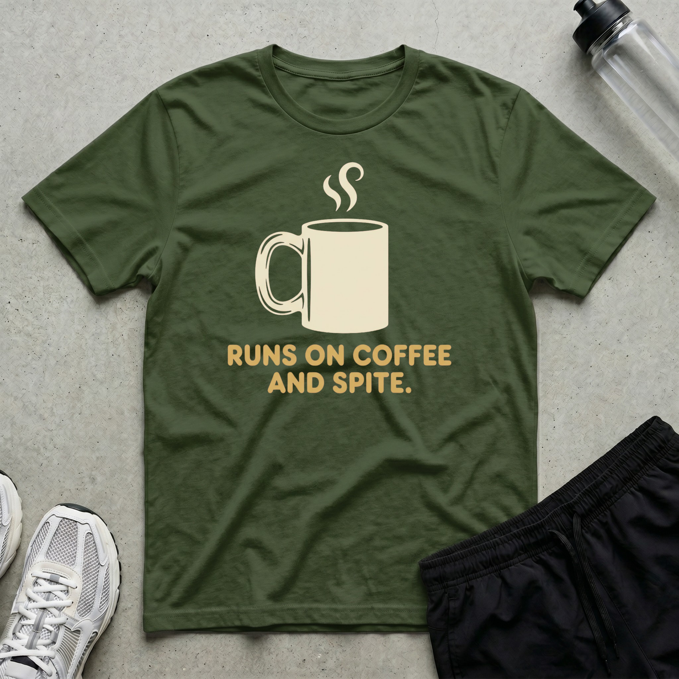 Runs On Coffee Spite T-Shirt