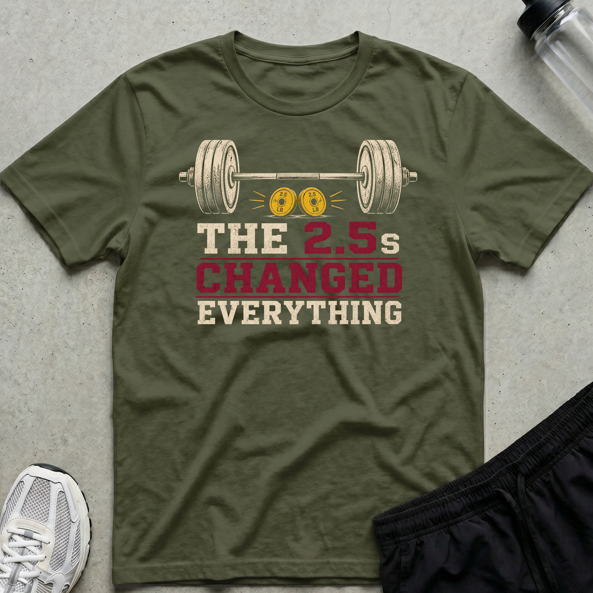 25s Changed Everything T-Shirt - Military Green