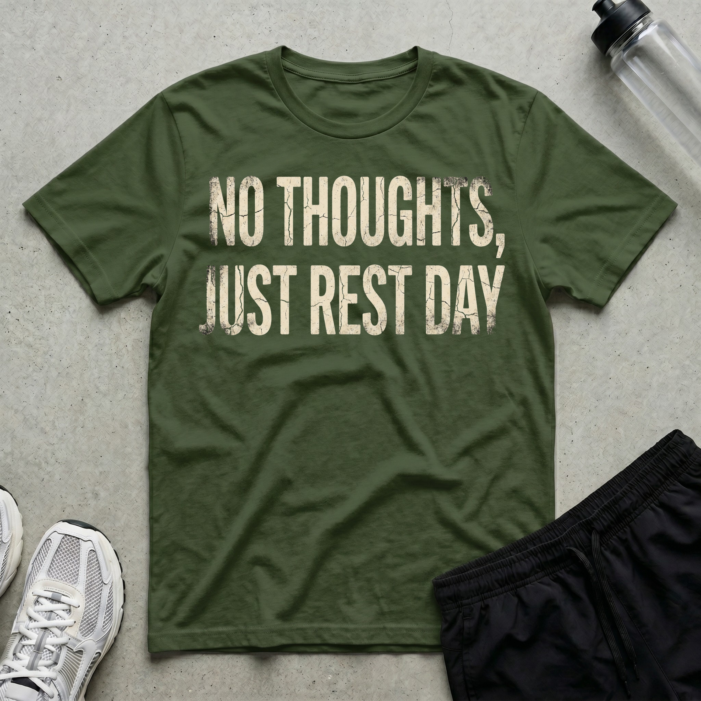 No Thoughts Rest Day T-Shirt